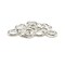 100, 500 or 1,000 Pieces: 6 mm Bright Silver Plated Open Jump Rings, 18g